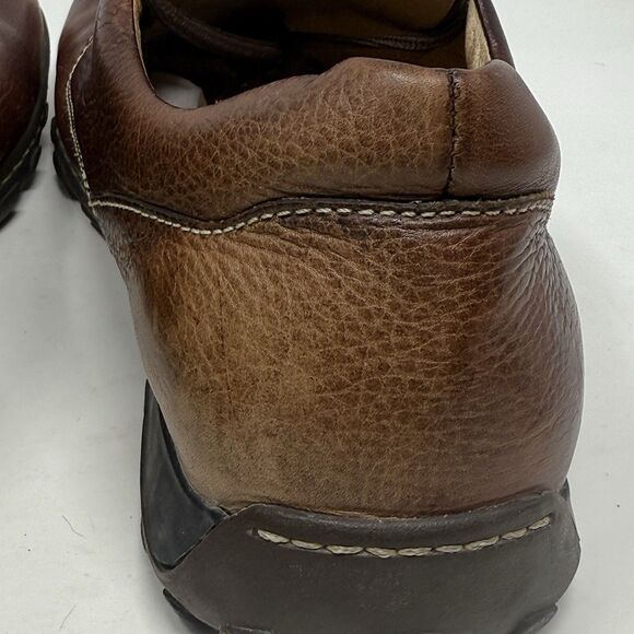 Born Tycoon Shoes Mens 13 Brown Pebbled Leather Casual Preppy Office Lace Up main image 5